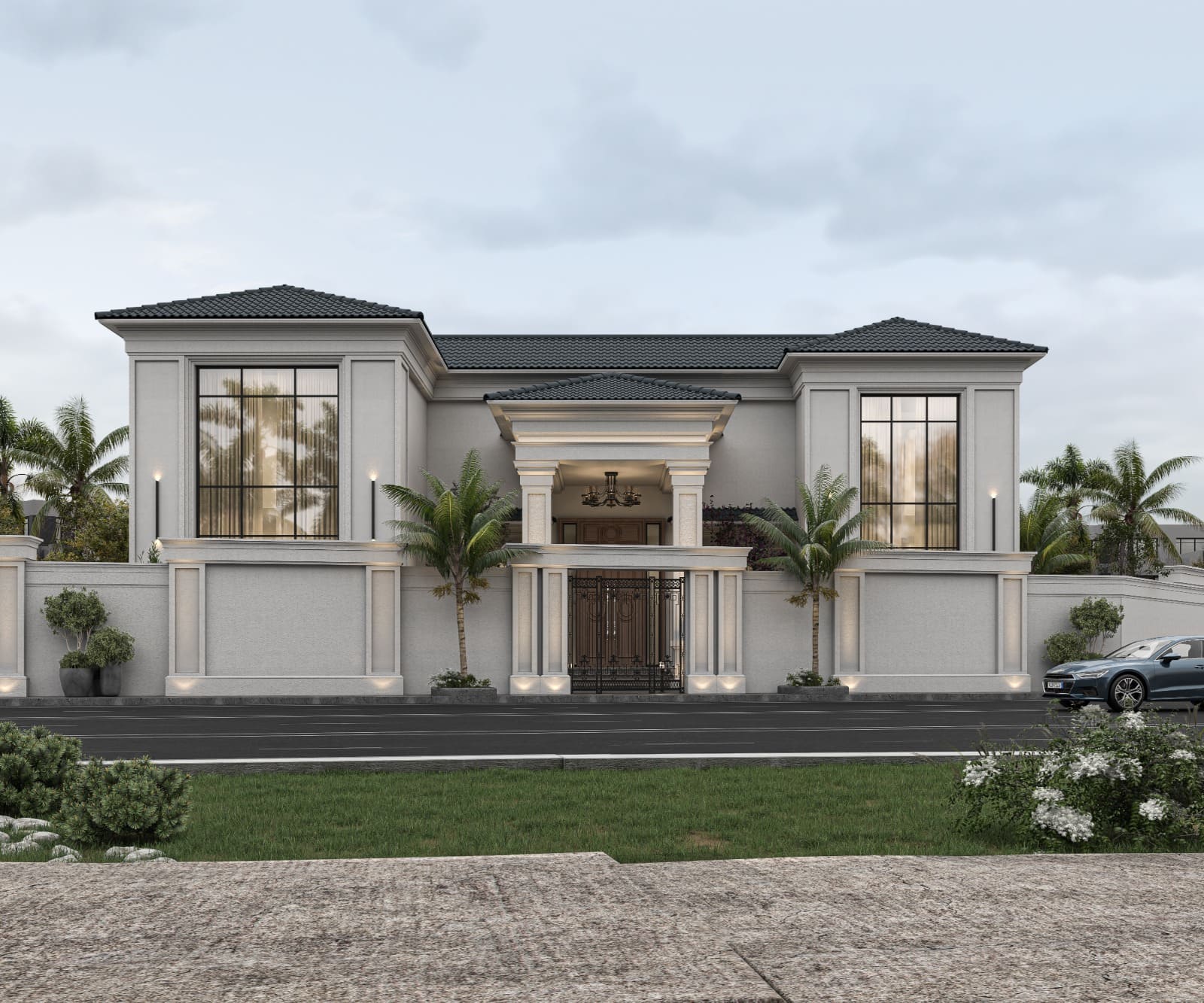 Jebel Ali Hills Villa view