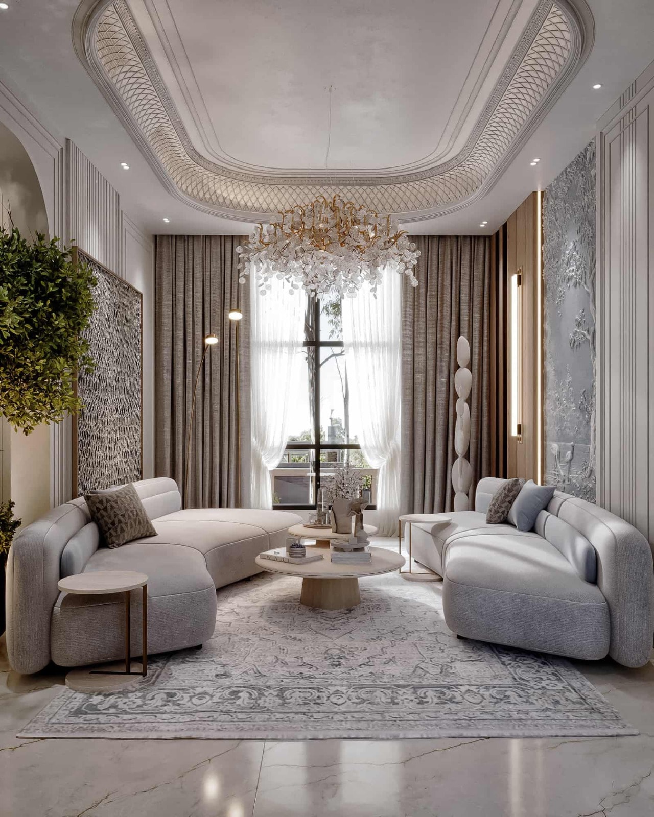 Jumeirah Bay Modern Villa view