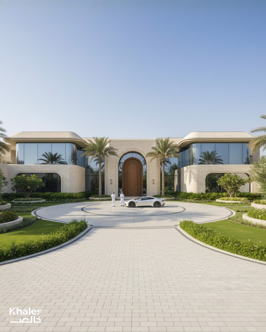 Modern Organic Villa view